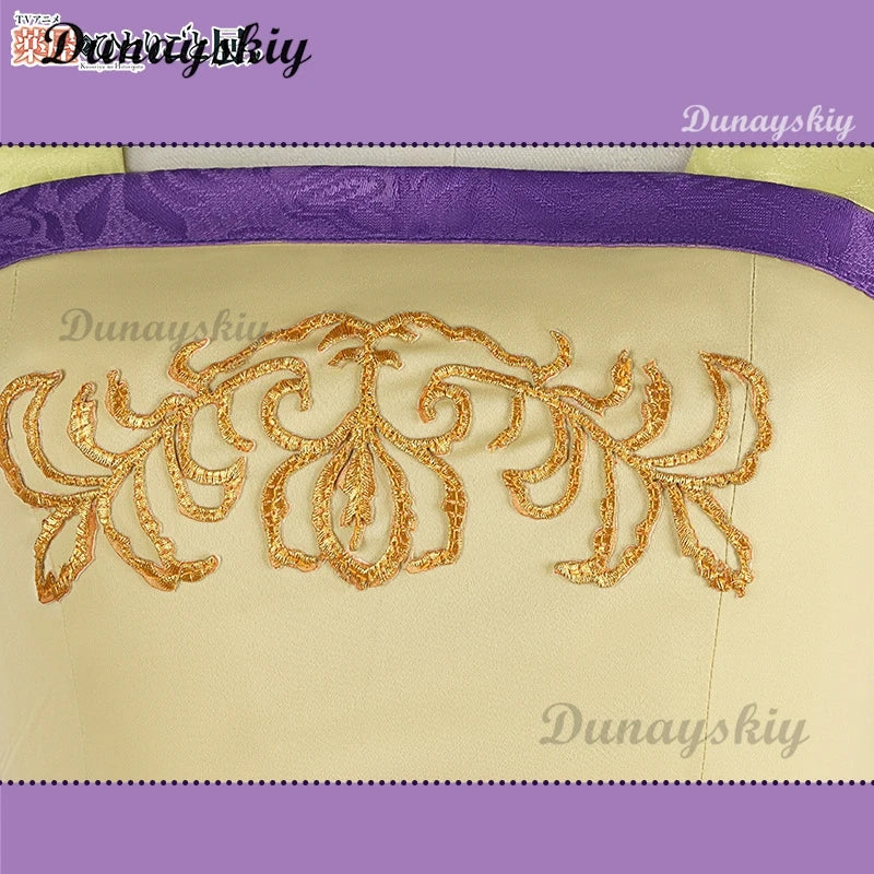 Maomao Cosplay Clothing Yellow Dress Anime S2 Apothecary Diary Costume Wig Adult Women Role Play Fancy Dress Up Party Cos