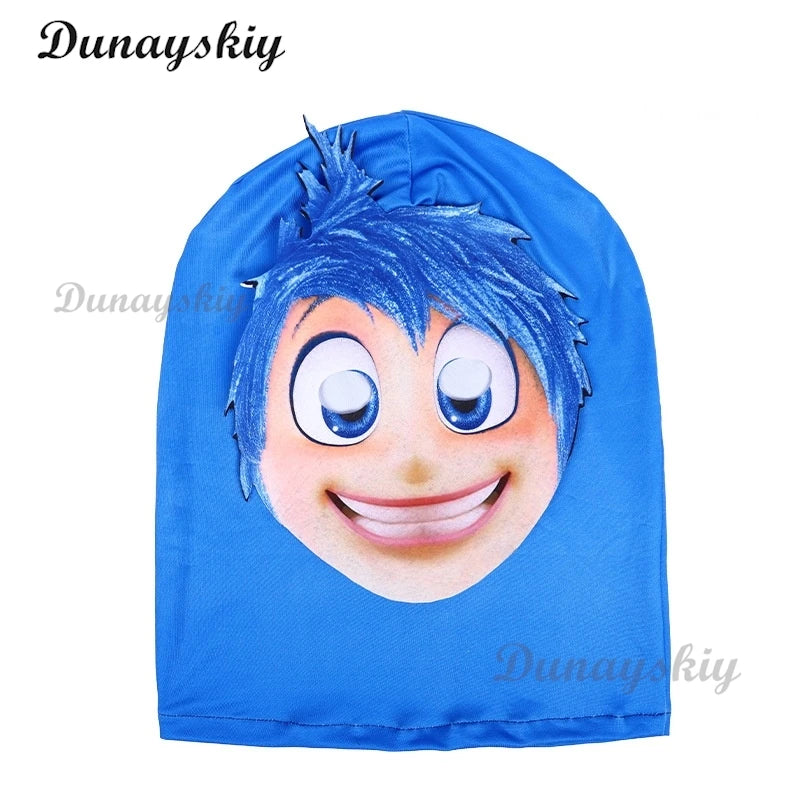 New Year Movie Anxiety The Inside Anime Out 2 Cosplay Joy Sadness Anger Disgust Fear Cosplay Costumes Suit Adult Kids Party Set