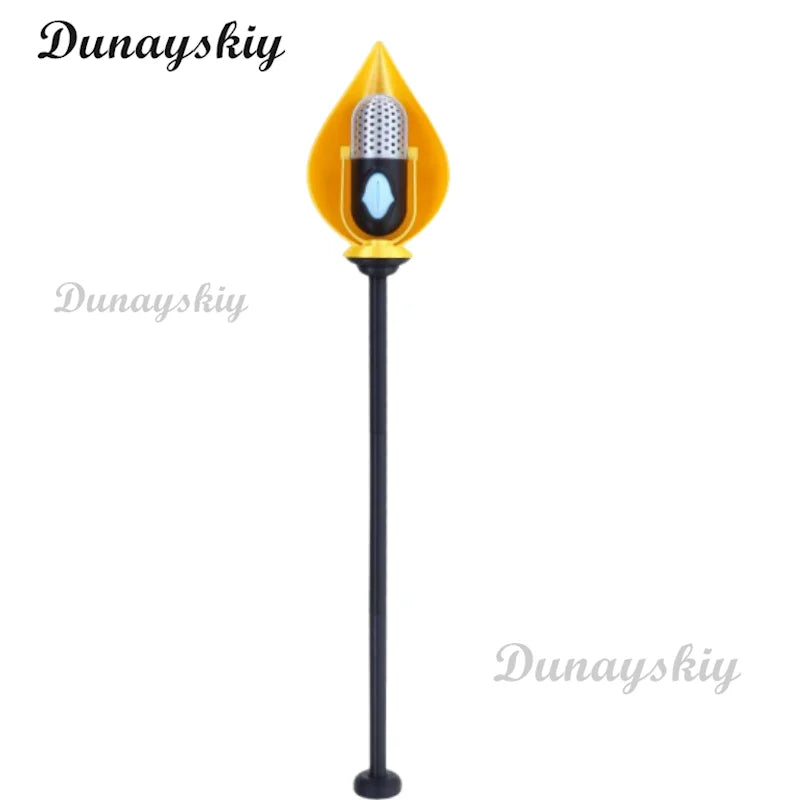 Hazbin Cosplay Hotel ALASTOR Cosplay Props 145CM Detachable Vertical Microphone Sticks Canes For Halloween Carnival Party Props