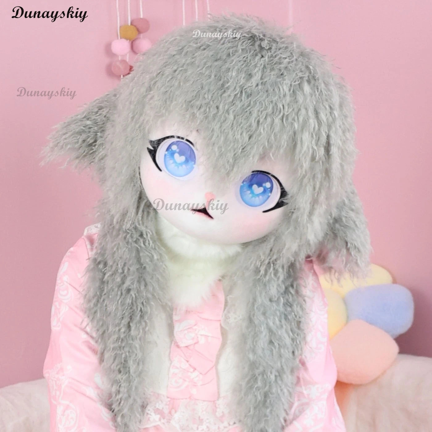 Animal Sheep Fursuit Cosplay Furry Costume Head Base Comiket Furry Kig Kigurumi Rabbit Doll Beast Mask Cosplay Costume Kid Gift