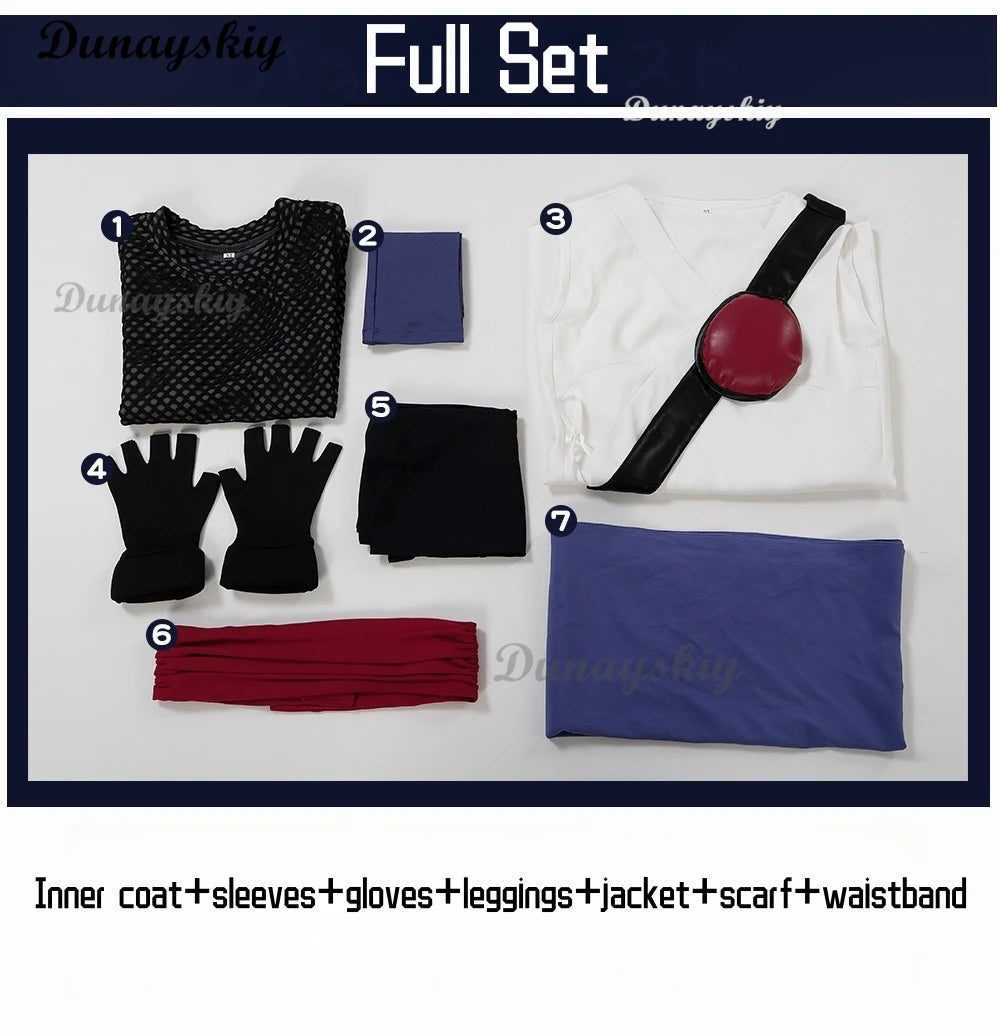 GINTAMA Cosplay Costume Wig Sarutobi Ayame Combat Uniform Halloween Carnival Party Christmas Play Role Clothes Clothing