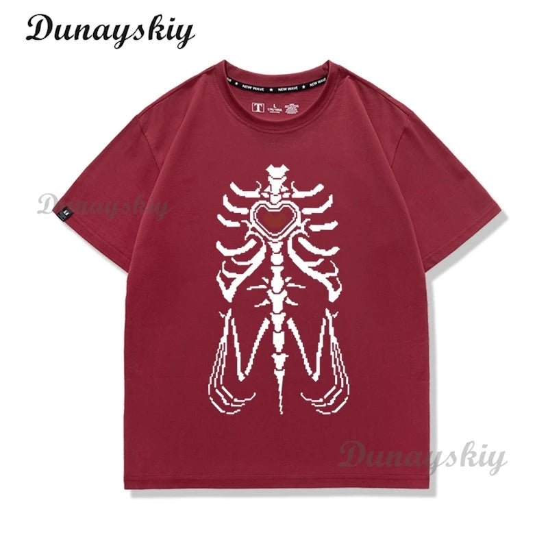 Game Anime NEEDY GIRL OVERDOSE Cosplay T-shirt Short Sleeve Men Women Tops Summer Cartoon Birthday Gift