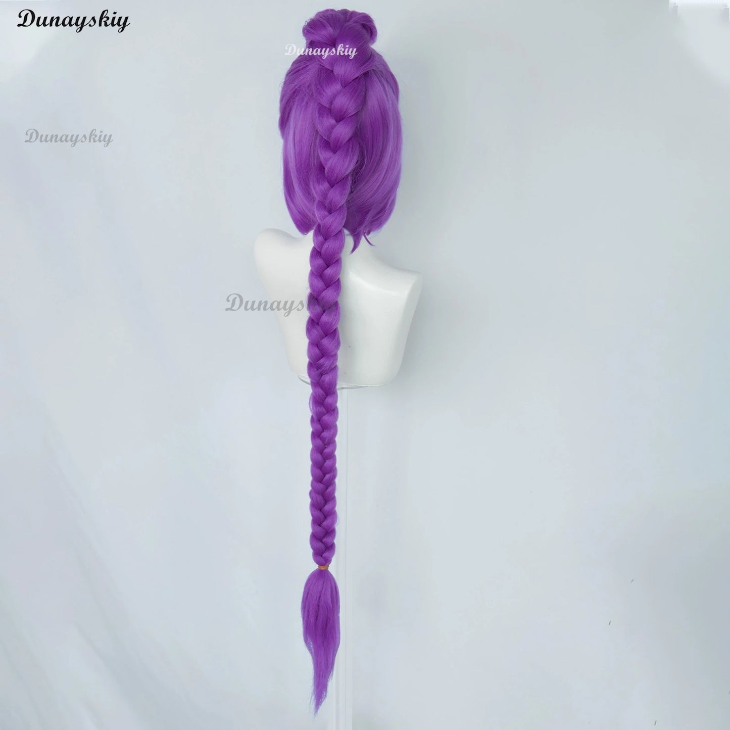 KPop Demon Hunters Rumi Cosplay Wig Pre Braided Purple Wig Anime Heat Resistant Synthetic Wigs for Halloween Carnival Costume