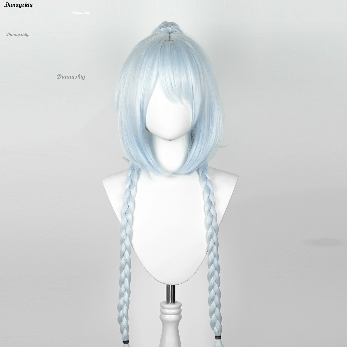 Genshin Impact Mualani Cosplay Costume Wig Anime Halloween Party for Women Girls