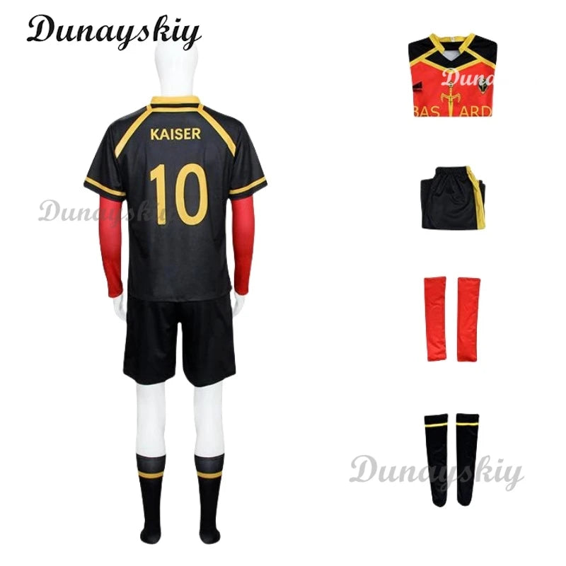 Japan Anime Blue Itoshi Sae Cosplay Costumes Shidou Ryuusei Sports Jersey Oliver Aiku Soccer Lock Jersey Football White Suit