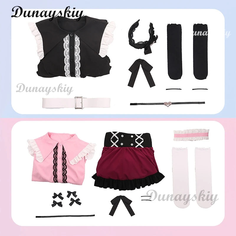 Re:zero Rem Cosplay Dresses Ram Cosplay Costume Re: Life A Different World From Zero Disarmed Mine Girl Cute Princess Dress Sets