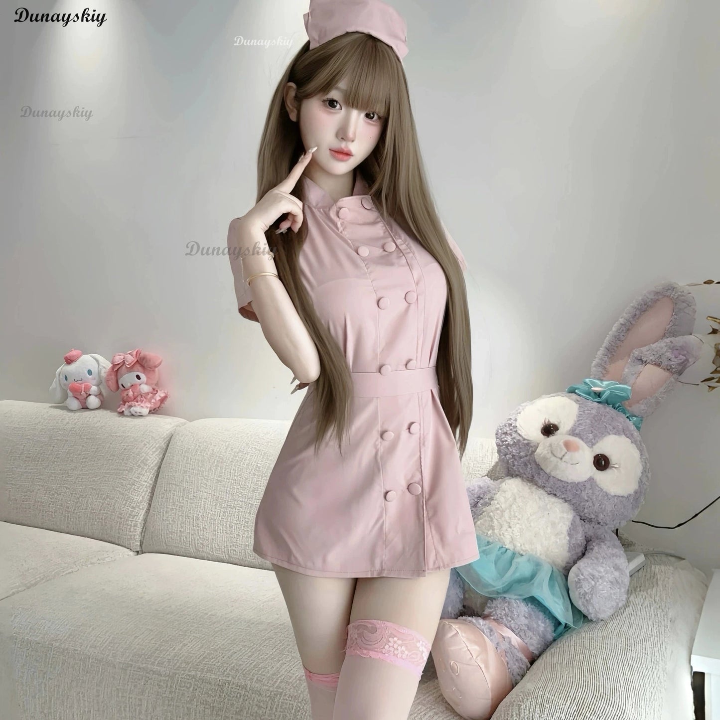 Pure Love Nurse Doctor Role Play Uniform Temptation White Angel White Dress Sexy Lingerie Fashion Sexy Uniform Suit Halloween