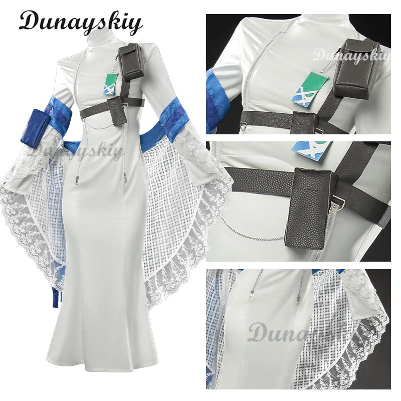 Game Nikke The Goddess of Victory Arcana Cosplay Costume Wig Clothes Evening Sexy Dress Role Play Halloween Party Comic Con