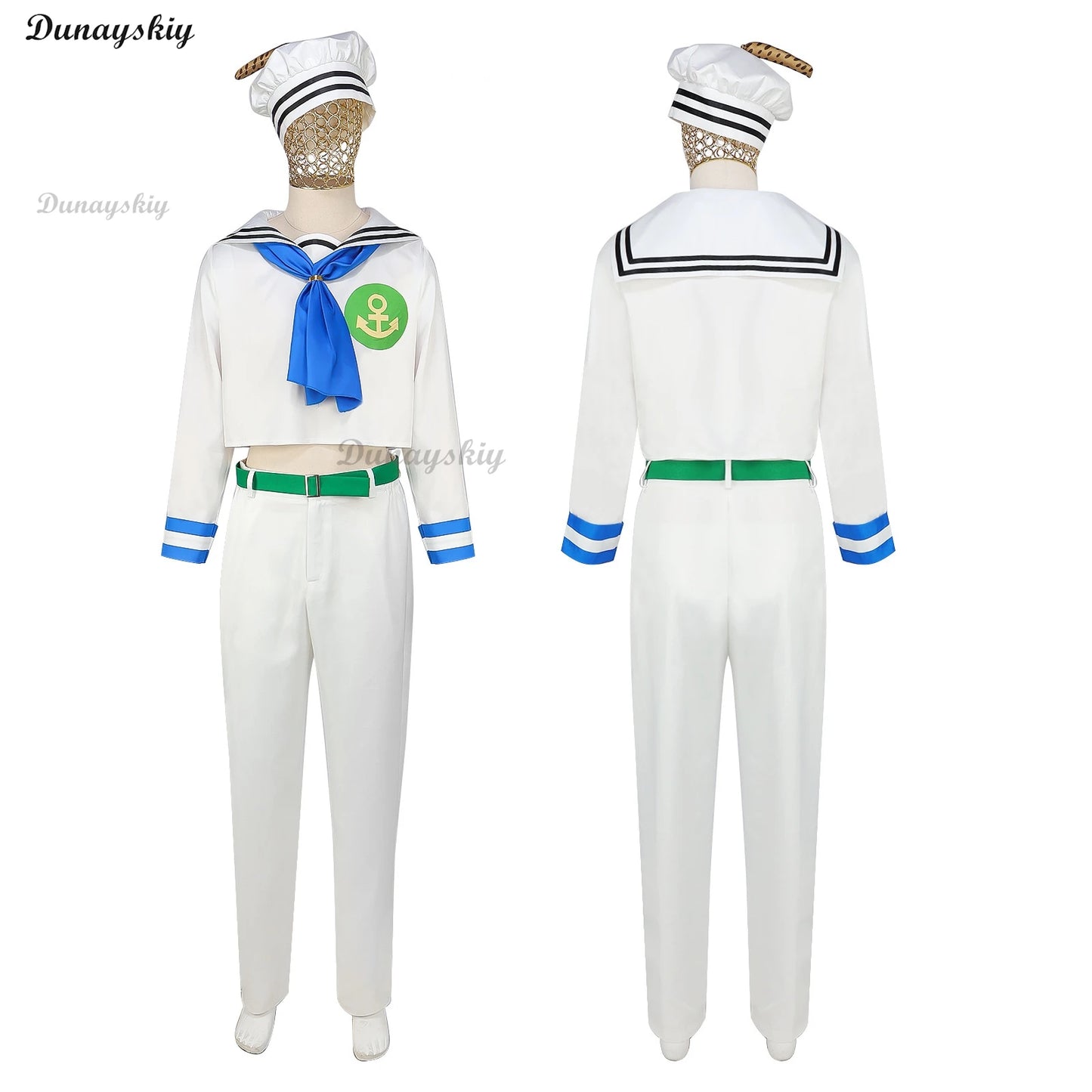 Jo Cosplay Jo's Higashikata Josuke Costume Hat Bizarre Man Suit Adventure Halloween Carnival Outfits Role Play Sailor Suit