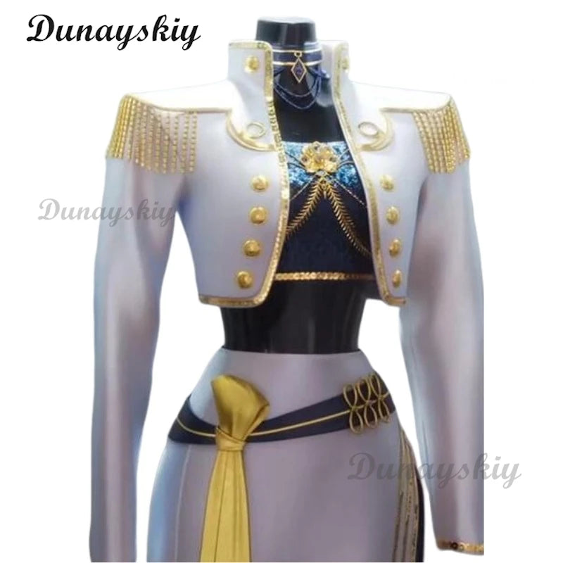 Kpop Demon Zoey Rumi Cosplay Costume Wig Hunters Mira Heavy Duty Y2K Cyber Metaverse Gothic Futuristic Stage Performance Outfit