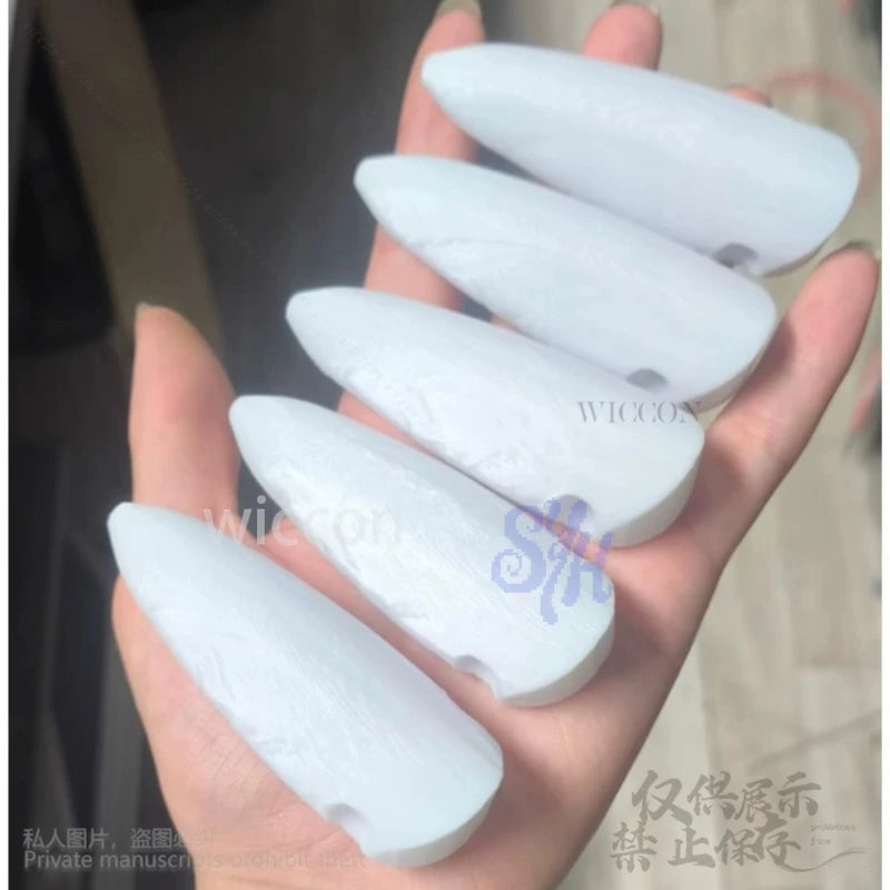 Anime Princess Cosplay Mask Earring Horror Red 3D Polylactic Acid Necklace Props Accessory Halloween Christmas Party Gifts Cos