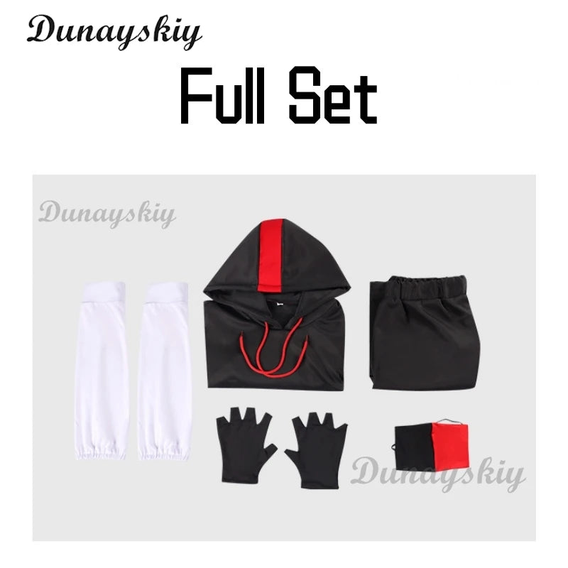 Royale Ikonik Costumes Cosplay Hoodie Full Set Sports Sweatshirt Suit Outfits for adult Men Top Shorts Golves Halloween Suit