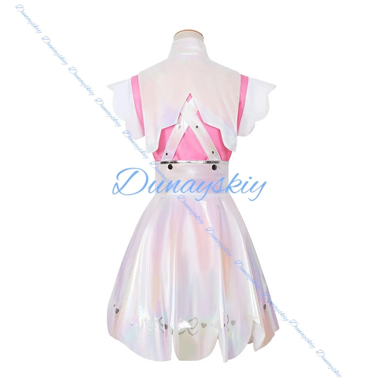 Anime Game NEEDY GIRL OVERDOSE KAngel Abyss Cosplay Costume Wig Straps Skirt Princess Dress Woman Sexy Kawaii Birthday Party Set