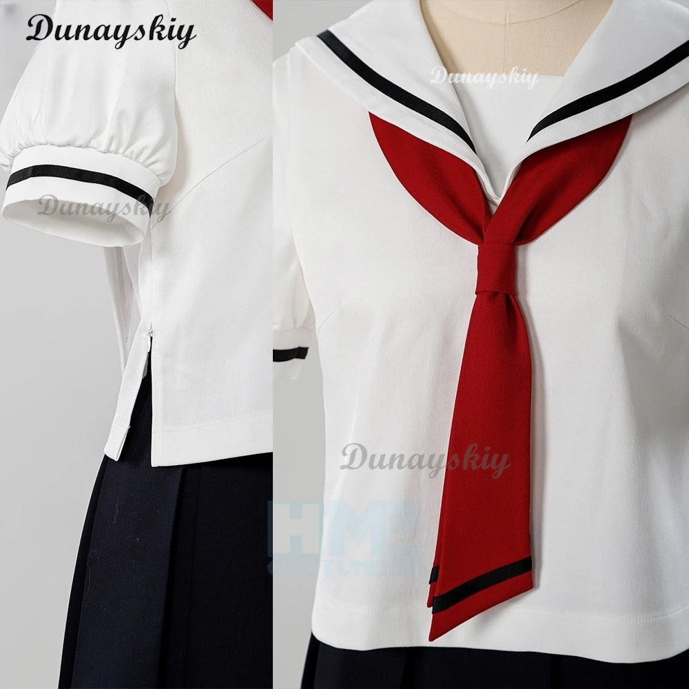 Anime Card Captor Sakura Kinomoto Sakura Cosplay Costume Summer Women School Uniform Full Set Party Carnival Japanese-jiakei