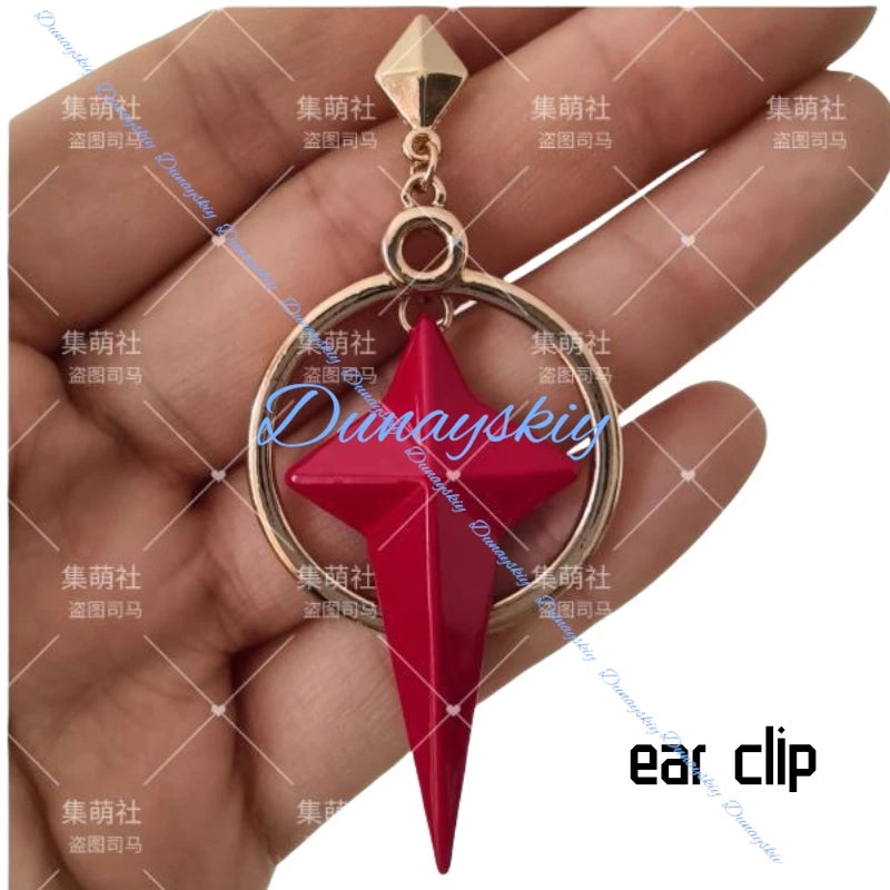 Wuthering Waves Phrolova Cosplay Costume Dress Wig Earrings Fractsidus Halloween Party for Women Girls Carnival Accessory