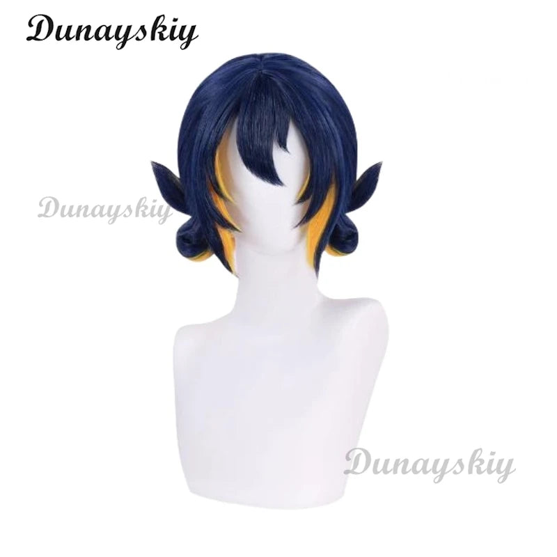 Game Over2 Kiriko Kamori Cosplay Wig Green Kiriko Wigs Heat Resistant Hair Halloween Party Role Play Anime Wig + Wig Cap