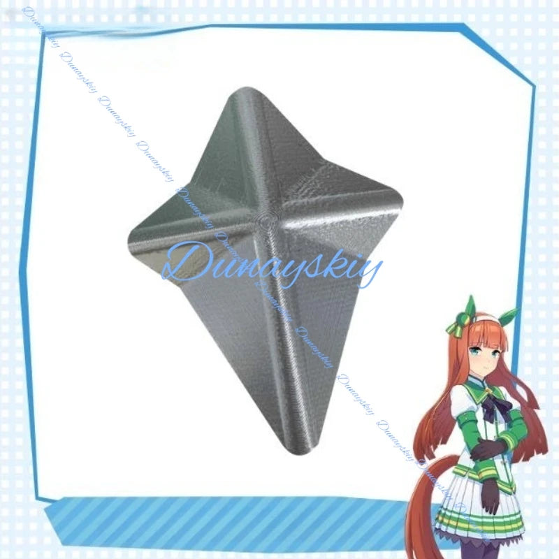 Anime Uma Musume Pretty Derby Silence Suzuka Cosplay Wig Headwear Women Heat Resistant Synthetic Long Orange Hair Wigs