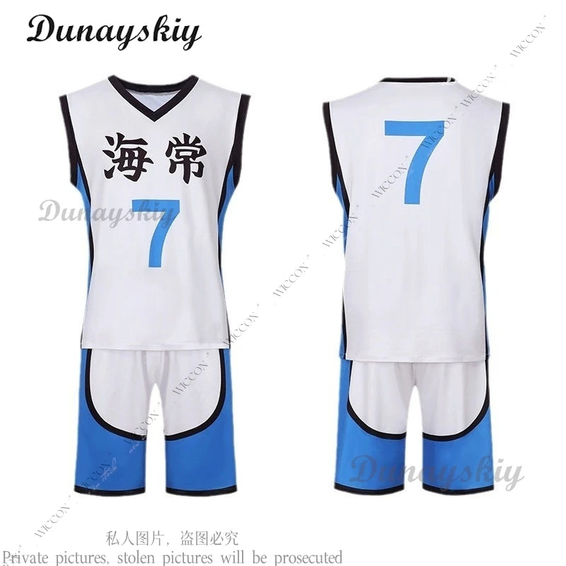 Kuroko Tetsuya Seijuurou Akashi Ryouta Kise Shintarou Midorima Atsushi Murasakibara Taiga Kagami Daiki Aomine Ball Uniform Wig
