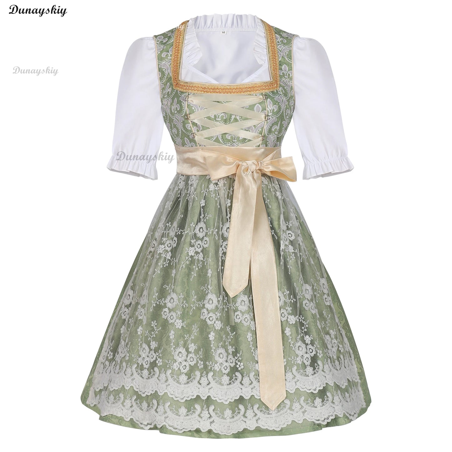 Bavaria Oktoberfest Costume Dirndl Dress Wench Maid Dress German Beer Girl Apron Outfit Maid Cosplay Halloween Party Dresses