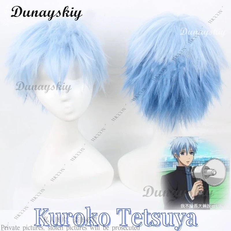Kuroko Tetsuya Seijuurou Akashi Ryouta Kise Shintarou Midorima Atsushi Murasakibara Taiga Kagami Daiki Aomine Ball Uniform Wig