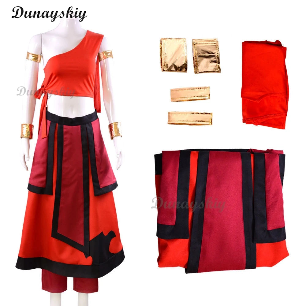 Avatar The Last Airbender Prince Zuko Princess Azula Mai Cosplay Costume Anime Fire Nation Aang Korra Katara Cosplay Clothes