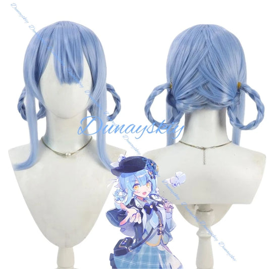 Game Magical Girl Witch Trials Tachibana Sherry Cosplay Wig Blue Hair Halloween Party for Women Girls Carnival