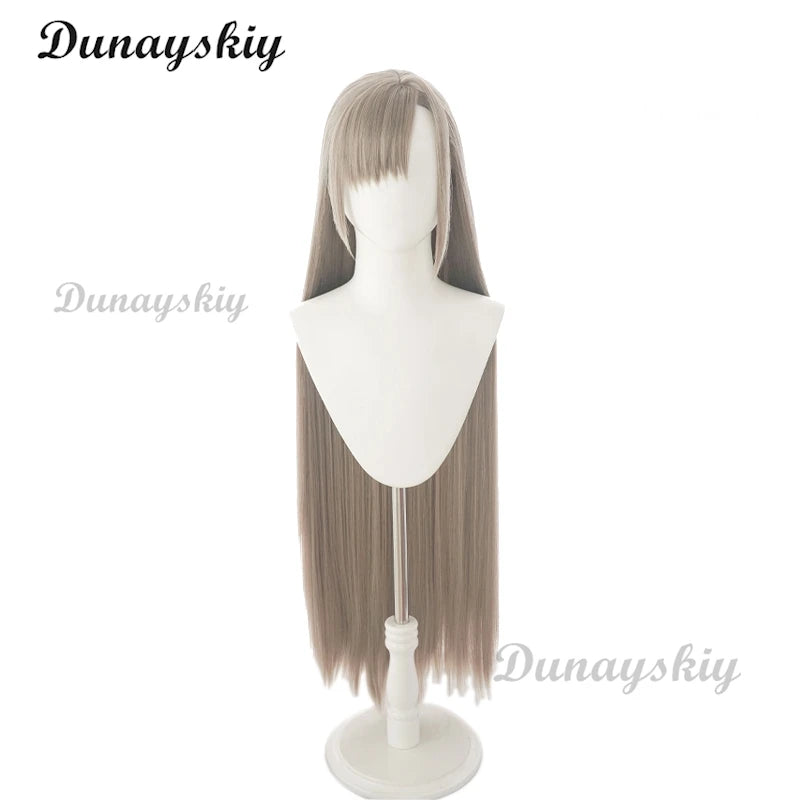Game Blue Archive Cosplay Halo Ichinose Asuna Cosplay Wig 100cm Long Straight Synthetic Hair Halloween Party Customized