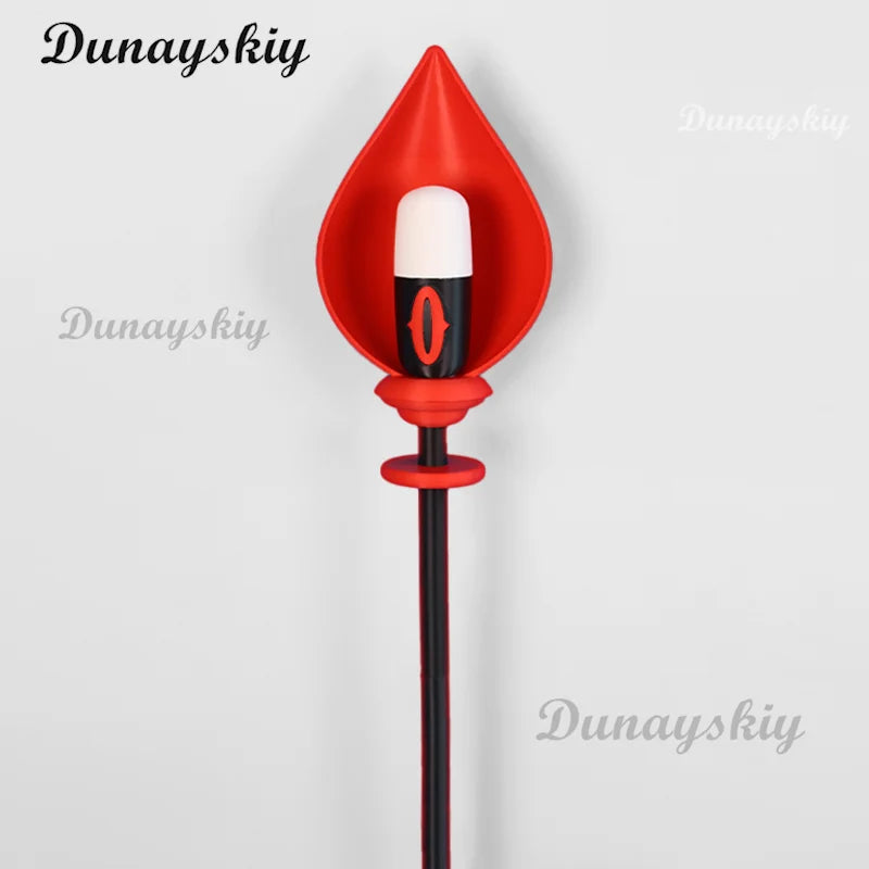 Hazbin Cosplay Hotel ALASTOR Cosplay Props 145CM Detachable Vertical Microphone Sticks Canes For Halloween Carnival Party Props