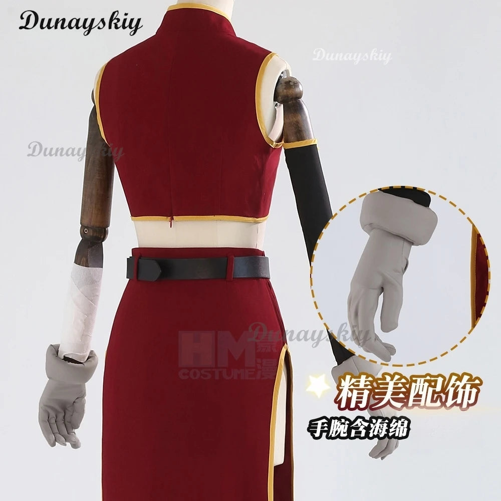 Anime GinTama Kagura 2 Years Later Uniform Prop China Style Suit  Cosplay Costume Customized  Halloween Carnival Party