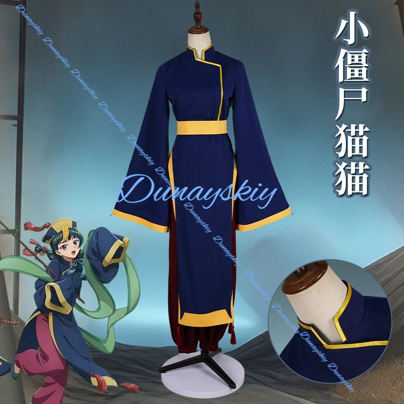 Maomao Halloween Little Zombie Cosplay Anime The Apothecary Diaries Cosplay Costume Qipao Uniforms Clothes Sets Wig Cosplay