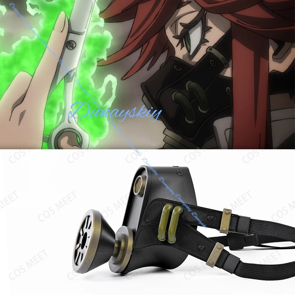 Anime Gachiakuta Riyo Reaper Rudo Zanka Cosplay Prop Riyo Reaper Mask PLA Material Akuta Cleaners Prop Halloween Carnival