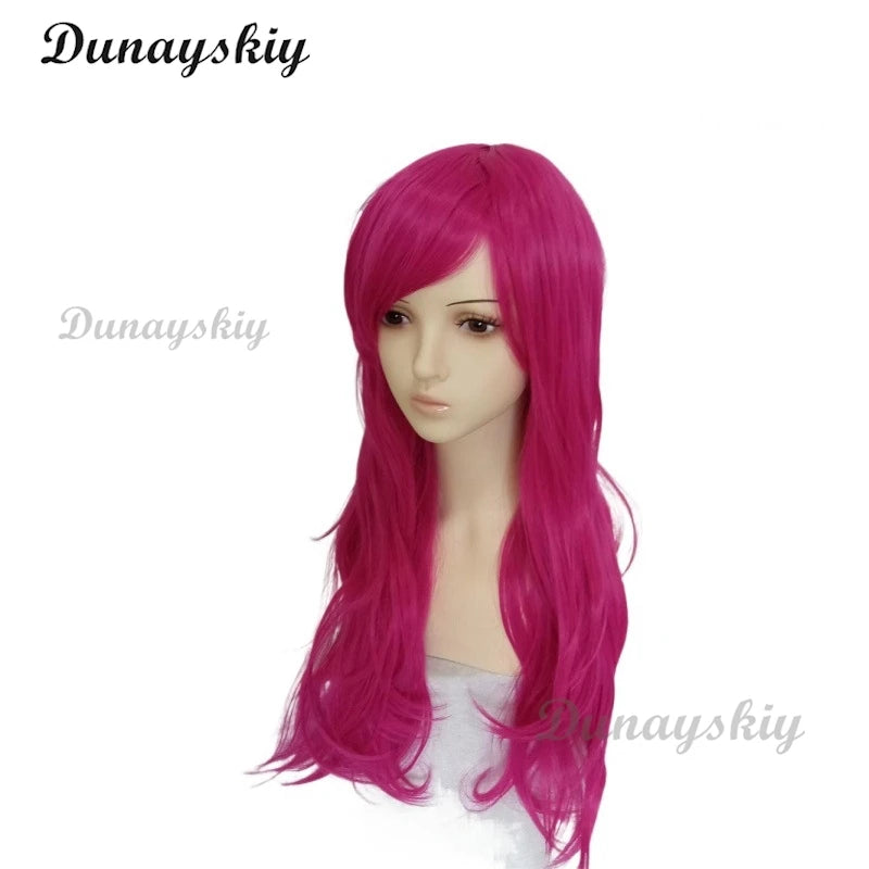 My Little Anime Rainbow Applejack  Pinkie Pie Dash Multi Color Synthetic Hair Pony Cosplay Wigs Heat Resistance Fiber Wigs