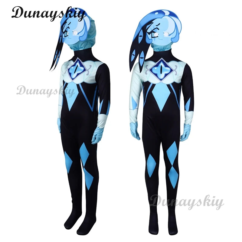 Shadow Milk Cookie cosplay Cookie Run: Kingdom costume Pure Vanilla Mystic Flour Candy Halloween Cookie kids cosplay costume