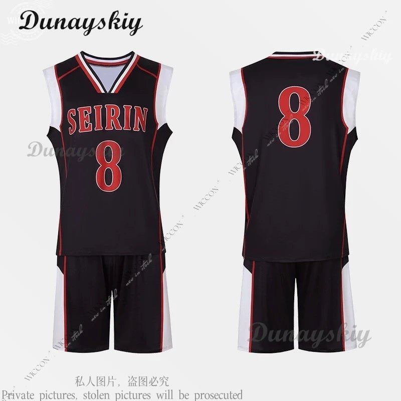 Kuroko Tetsuya Seijuurou Akashi Ryouta Kise Shintarou Midorima Atsushi Murasakibara Taiga Kagami Daiki Aomine Ball Uniform Wig