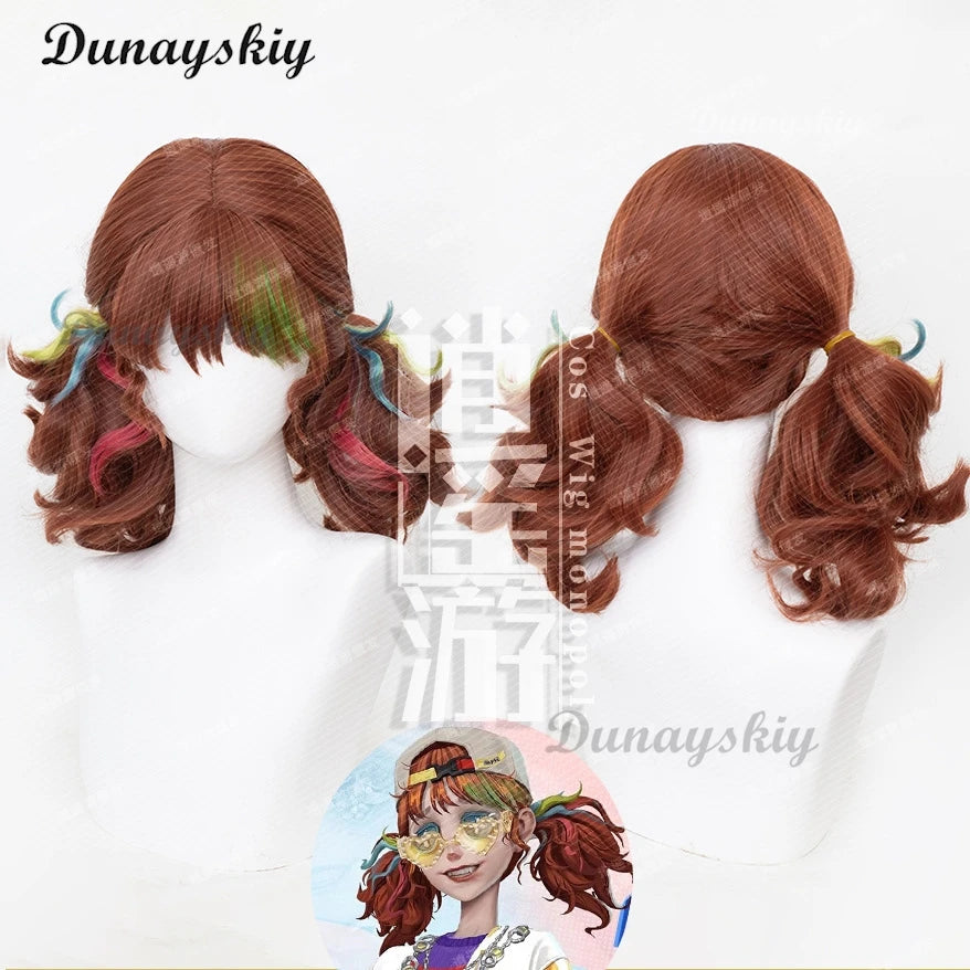 Game Identity V Lily Barriere Cheerleader Cosplay Costume Wig Fancy Party Suit Halloween Carnival Uniforms Anime Clothing
