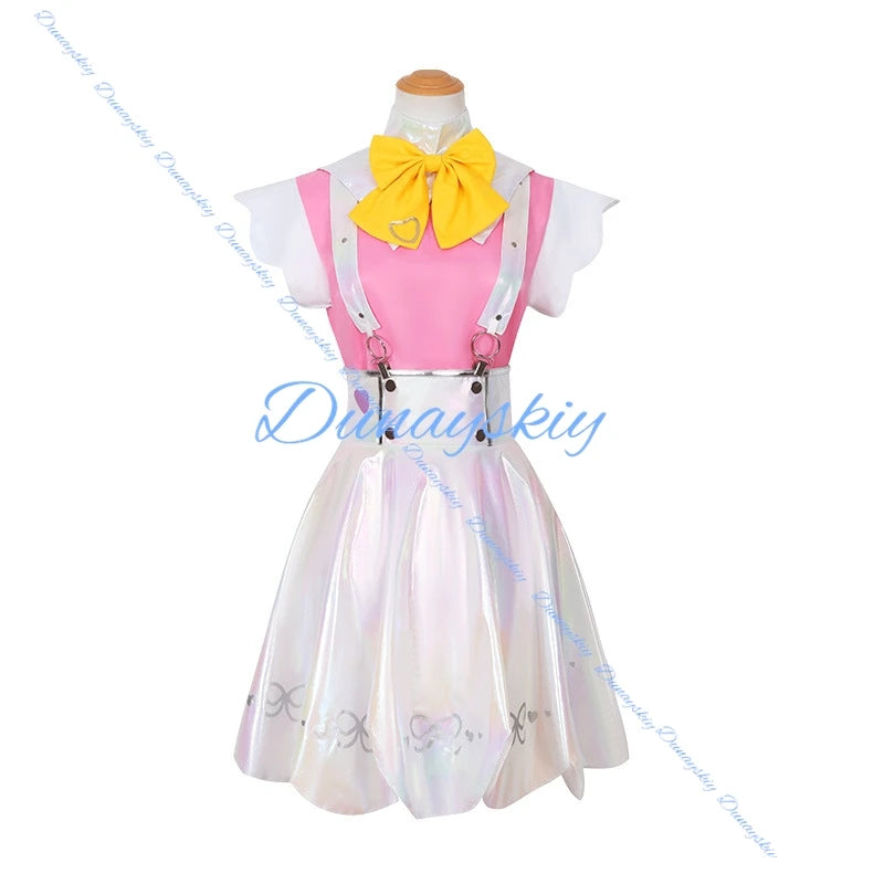 Anime Game NEEDY GIRL OVERDOSE KAngel Abyss Cosplay Costume Wig Straps Skirt Princess Dress Woman Sexy Kawaii Birthday Party Set