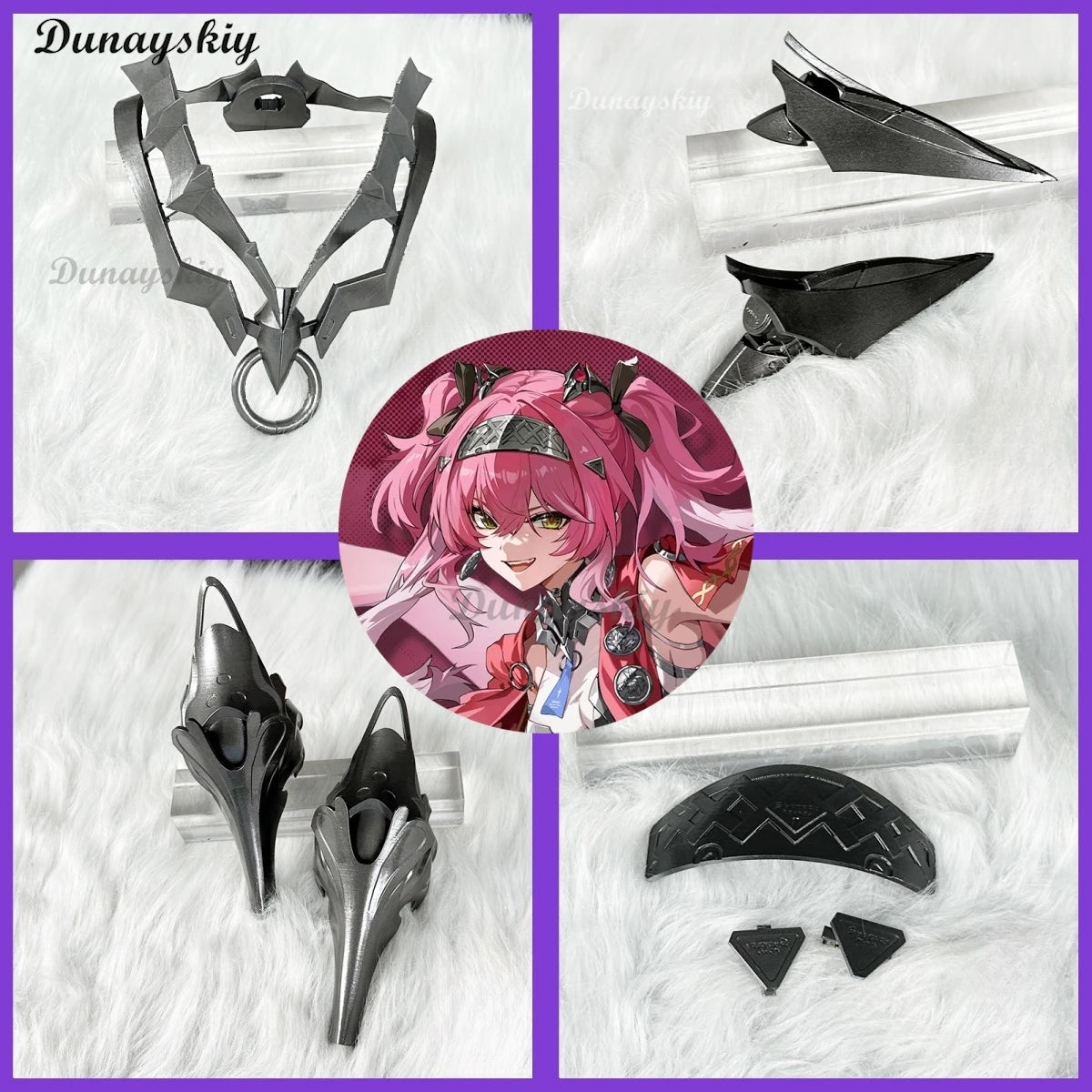 Game Wuthering Waves Lupa Cosplay Prop Headwear 3D Print Halloween Carnival Role Play Costumes Accessories