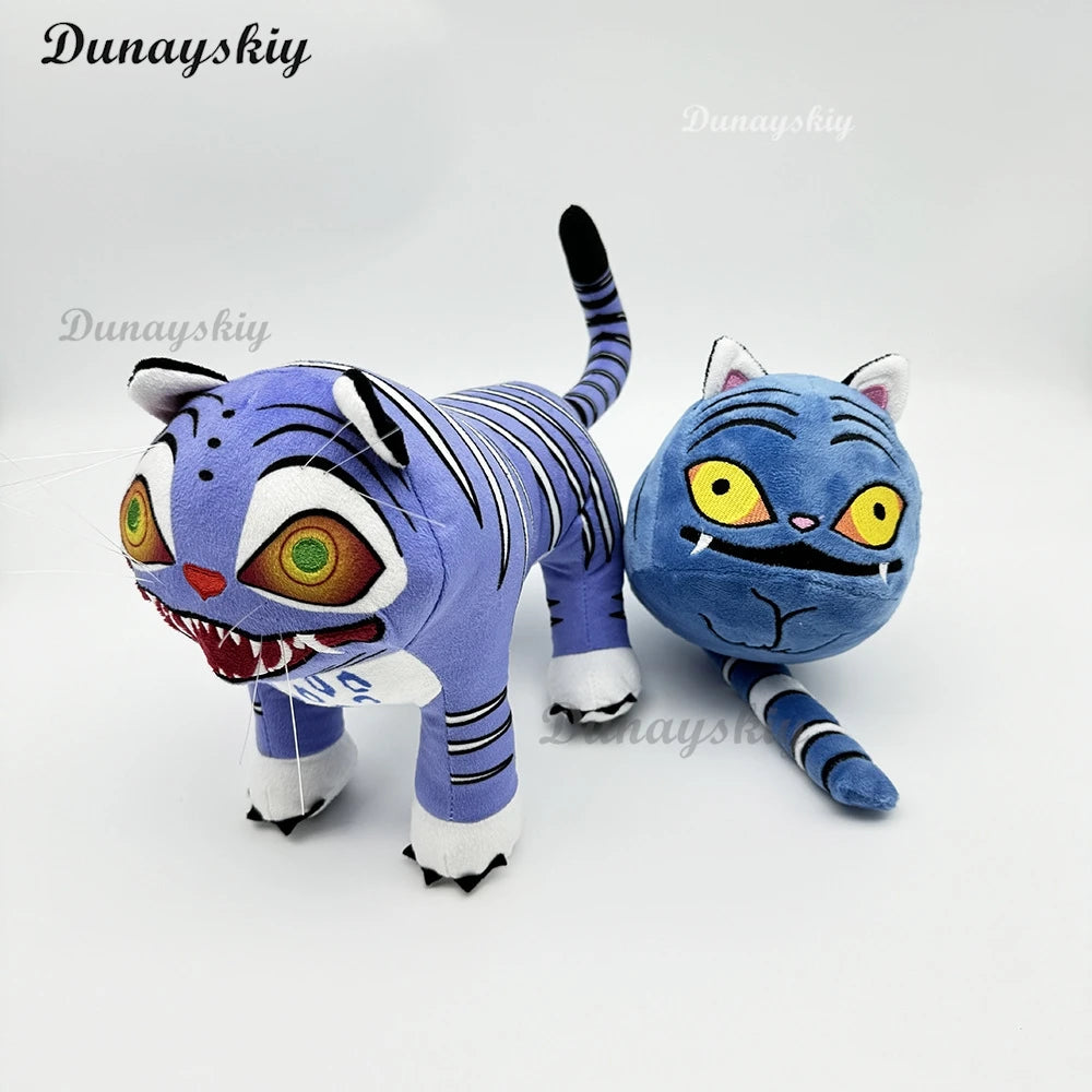 Kpop Products Demon Hunters Tiger and Bird Plushie Cosplay Soft Gift Monster Keychain Halloween Party Movie Halloween set