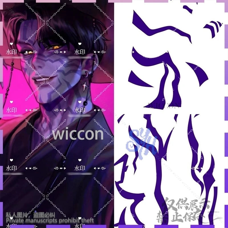 Anime Movie Kpop Demon Sajaboys Cosplay Jinu Boy Group Handsome Uniform Vampire Goth Punk Long Coat Korea Idol Halloween Suit