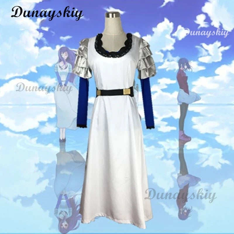Kamishiro Rize Cosplay Costume Wig Glasses Hair Band Shoes Long Sleeve Dress Accessories Women Role Play Comic Anime Suit Outfit