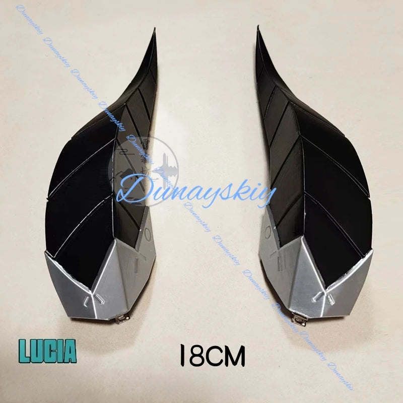 Zenless Zone Zero Lucia Cosplay Wig Prop Long Light Blue Braids Hair Bun Wigs For Women Girls Spook Shack Party Carnival