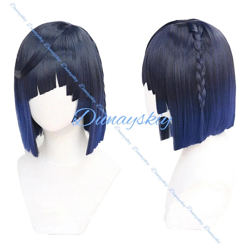 Genshin Impact Yelan Cosplay Yelan Genshin Cosplay Costume Wig Shoes Game Tranquil Banquet Cosplay Halloween Role Play Uniform