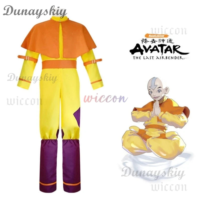 Anime Avatar The Last Airbender Katara Mai Zuko Azula Aang Korra Cosplay Costume Adult Men Women Halloween Party Cosplay Suit