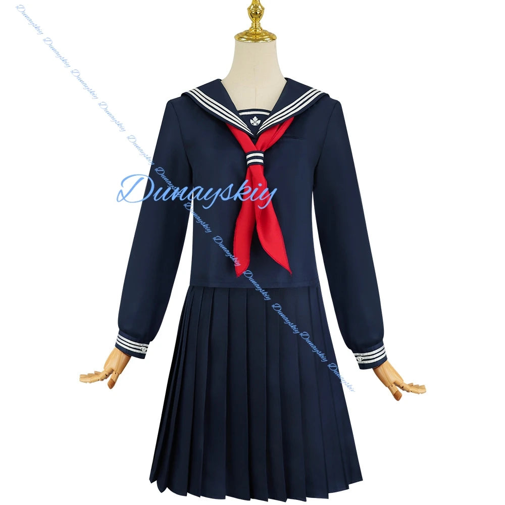 Game Silent Shimizu Hinako Sailor School Uniform Cosplay Costumes Wig Mask Hill f Halloween Party Outfits