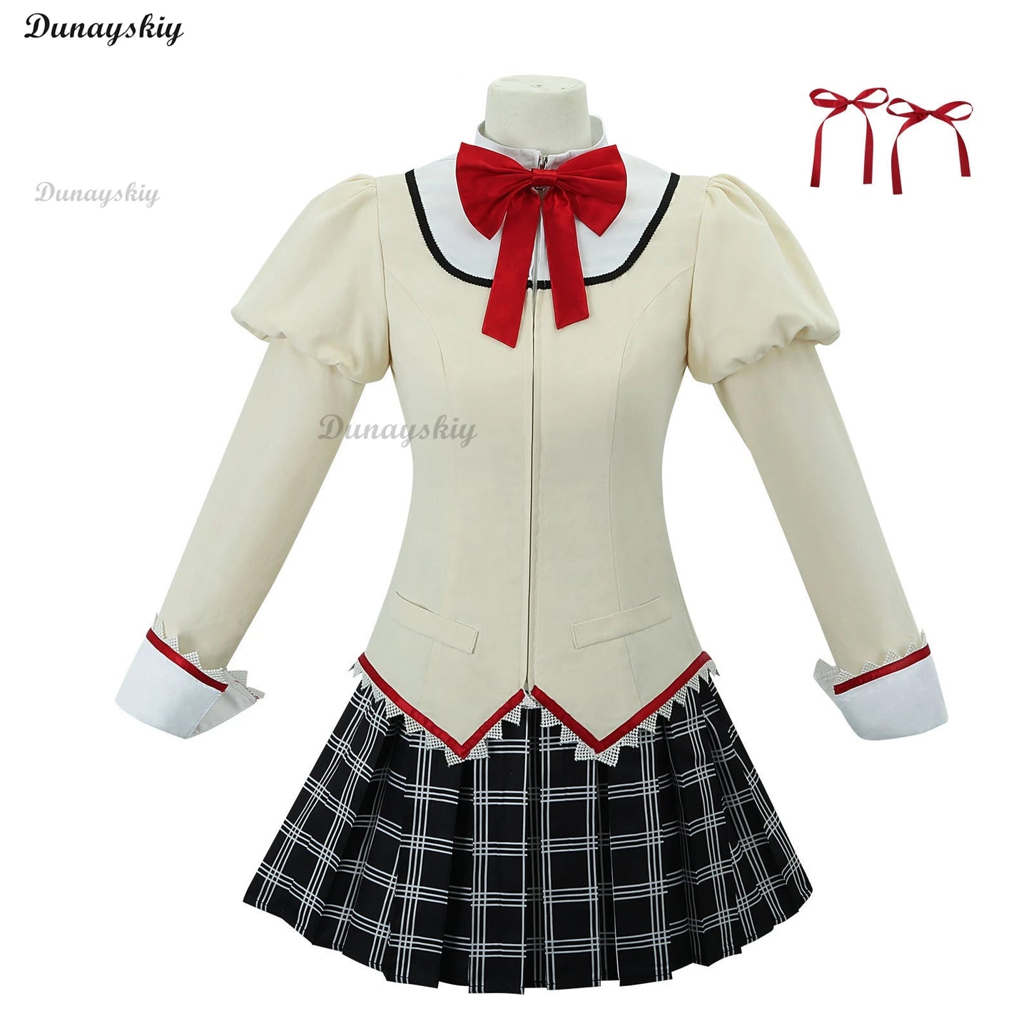 Kaname Madoka Cos Puella Magi Madoka Magica Anime Cosplay Costume Akemi Homura Miki Sayaka Tomoe Mami Sakura Kyouko school