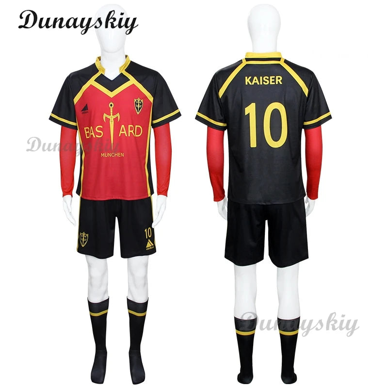 Japan Anime Blue Itoshi Sae Cosplay Costumes Shidou Ryuusei Sports Jersey Oliver Aiku Soccer Lock Jersey Football White Suit