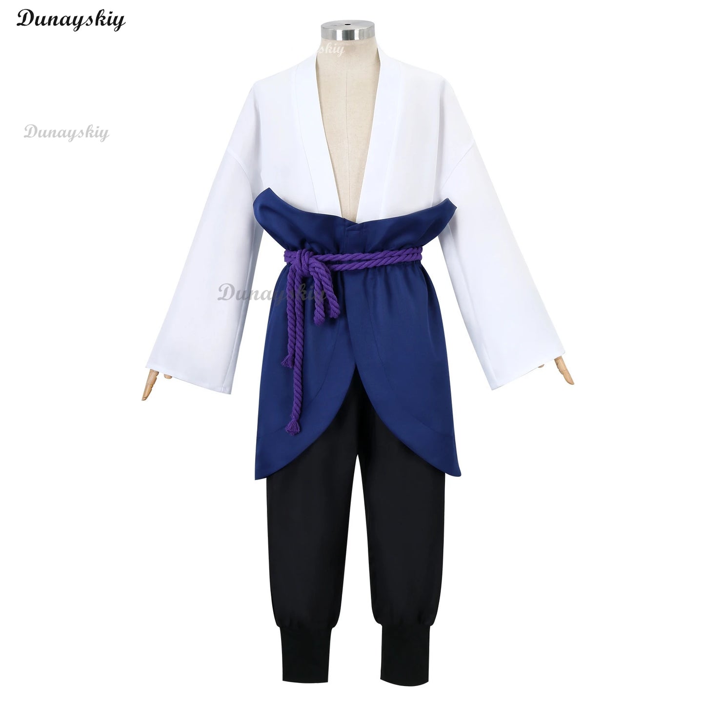 Anime Uchiha Sasuke Cosplay Outfit Halloween Costume Wig Party Role Play Uniform Comic Clothes Outfit Customized
