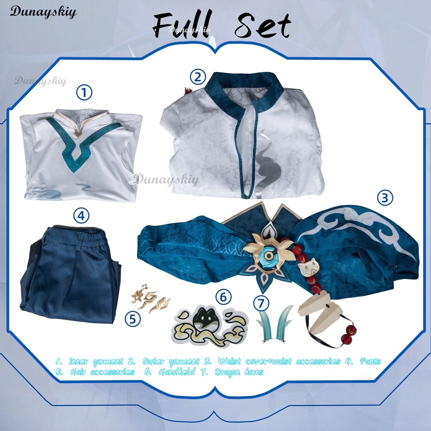 Dan Heng Game Honkai: Star Rail Dan Heng Cosplay Costume Wig little Dan Heng Costume Full Set Outfit Uniform Carnival Party