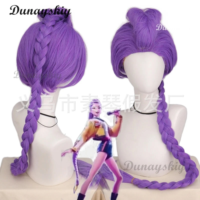 Anime Kpop Demon Zoey Hunters Rumi Mira Cosplay Superstar Cosplay Wig Huntrix Girl Group Wig Baby Women Hallowen Party Roleplay