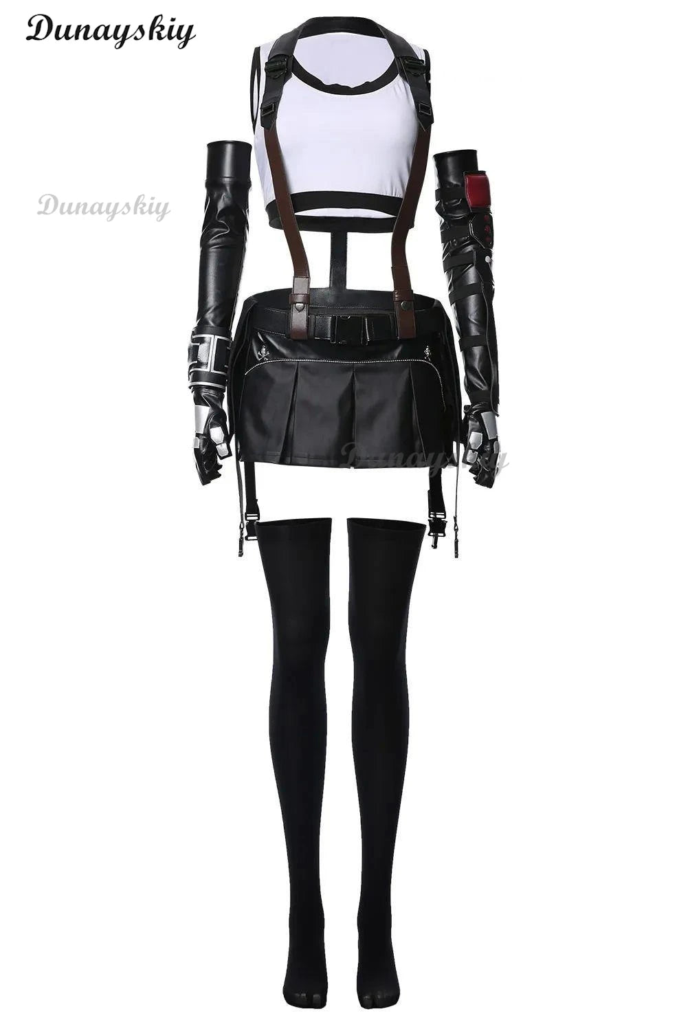 Final VII Remake Tifa Lockhart Cosplay Costume Adult Women Party Blue Dress Outfit Halloween Carnival Suit 6 styles